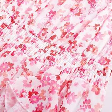 GRACE KARIN Pink Girls Summer Dress for Parties and Holidays