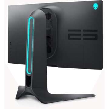 Alienware 240Hz Gaming Monitor 24.5 Inch Full HD with IPS Technology, Dark Gray - Dark Side of the Moon - AW2521HF