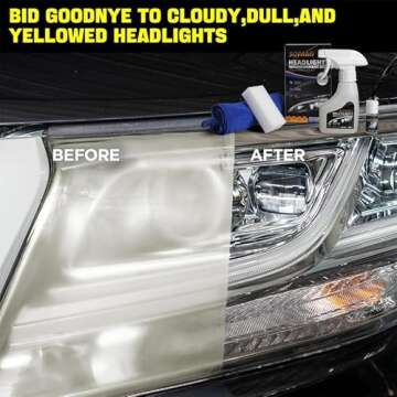 SOPAMI Automotive Headlight Restoration Kit - Maximum Shine & Clarity