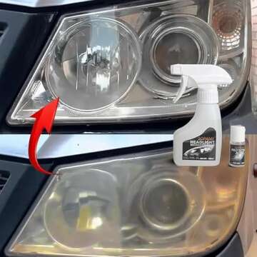 SOPAMI Automotive Headlight Restoration Kit for Clear Lights