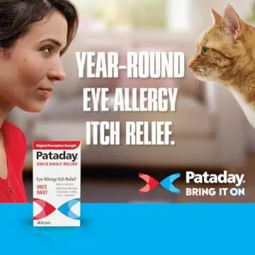 Pataday Once Daily Relief Allergy Eye Drops by Alcon, for Eye Allergy Itch Relief, 2.5 ml (Pack of 1)