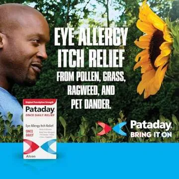 Pataday Once Daily Relief Allergy Eye Drops by Alcon, for Eye Allergy Itch Relief, 2.5 ml (Pack of 1)