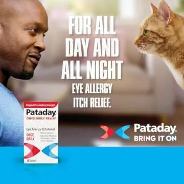 Pataday Once Daily Relief Allergy Eye Drops by Alcon, for Eye Allergy Itch Relief, 2.5 ml (Pack of 1)
