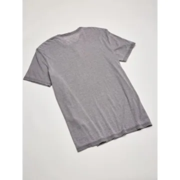 Lucky Brand Men's Venice Burnout Notch Neck Tee Shirt - Stylish and Comfortable