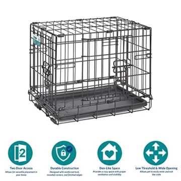 MidWest Double Door iCrate for Large Dogs with Divider