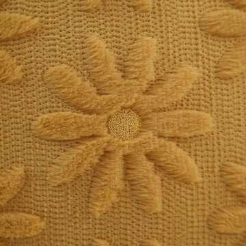 JXZYGMD Yellow Daisy Flower Pillow Covers Set of 2