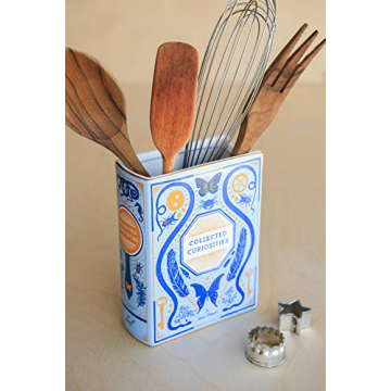 Bibliophile Ceramic Vase by Jane Mount for Decor