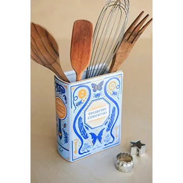 Bibliophile Ceramic Vase by Jane Mount for Decor