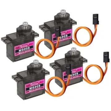 Beffkkip MG90S Servo Motor - Metal Gear for RC Cars, Planes, and Robotics