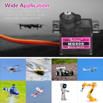 Beffkkip MG90S Micro Servo Motor for RC Use