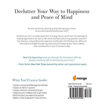 Real Life Organizing: Clean and Clutter-Free in 15 Minutes a Day (Feng Shui Decorating, For fans of Cluttered Mess) (Clutterbug)