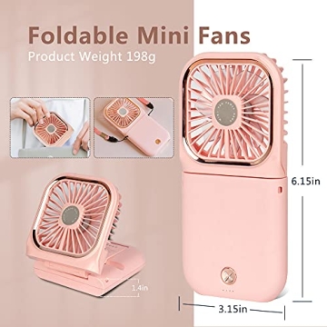 Portable Mini Fan – 5 in 1 Power Bank & More