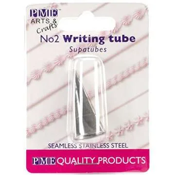 PME Seamless Stainless Steel Piping Tip No. 2 for Detail Work