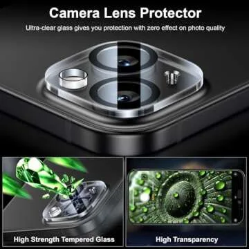 Esanik iPhone 15 Privacy Screen Protector – Tempered Glass Set