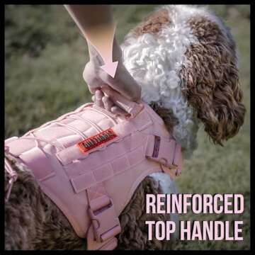 Adjustable OneTigris Tactical Dog Harness Vest for All Dogs