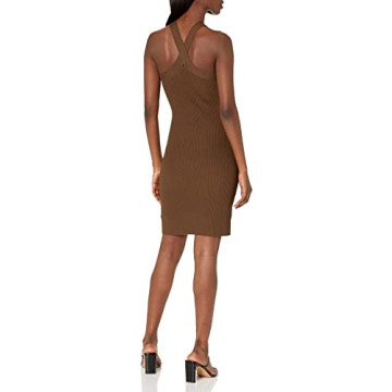 Stylish Halter Mini Sweater Dress for Women - The Drop