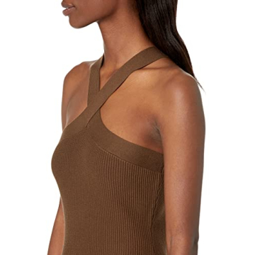 Stylish Halter Mini Sweater Dress for Women - The Drop