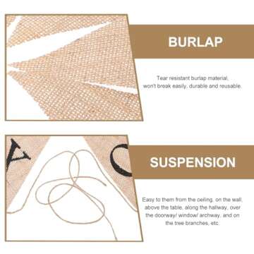 TINKSKY Bunting Banners XOXOXO Letter Pennant Flags Romantic Garland Decorations for Wedding Bridal Shower Engagement Proposal Party