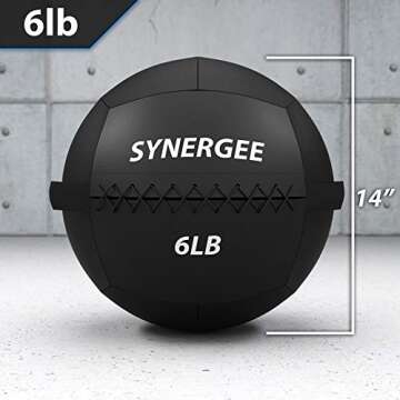 Synergee 6lb Soft Medicine Balls for Effective Workouts