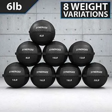 Synergee 6lb Soft Medicine Balls for Effective Workouts