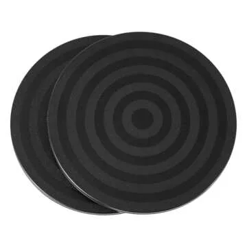 ZZRANYE 8 Inch Heavy Duty Rotating Swivel Stand - 360 Degree Rotating Lazy Susan Base with Steel Ball Bearings for Model Base/Rotating Plants/Crafts Stand Monitor/TV/Monitors/Potted Plants