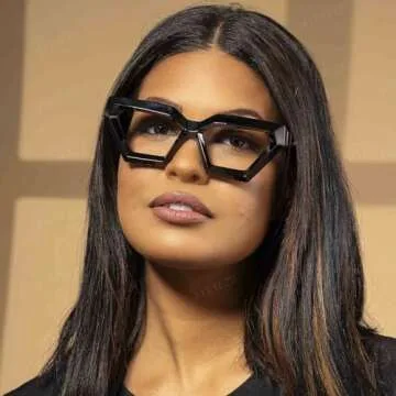 AIEYEZO Cat Eye Blue Light Glasses Stylish and Protective