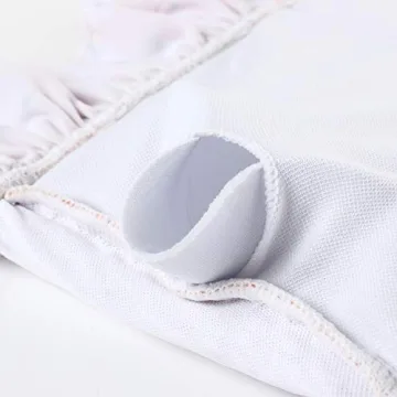 OMKAGI Women's Cute Shirred Swim High Waisted Bikini Set