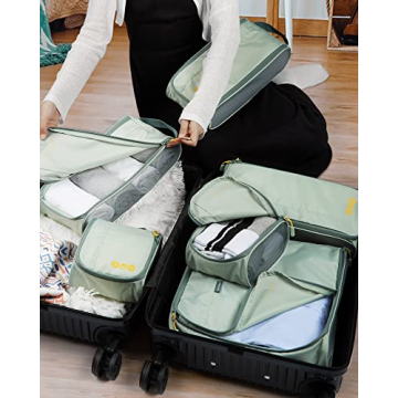 BAGSMART Keep Shape Packing Cubes for Hassle-Free Travel