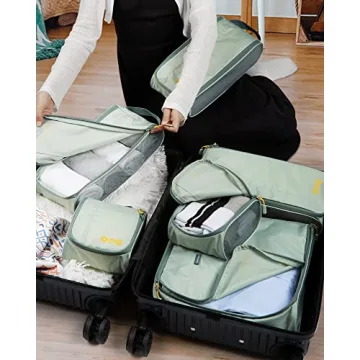 BAGSMART Keep Shape Packing Cubes for Hassle-Free Travel