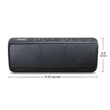 OontZ Pro Waterproof Bluetooth Speaker, 21-Watts Louder Volume, Exceptional Sound & Bass, 100ft Wireless Range, Play Two Together for Dual Stereo, Bluetooth Speakers (Black)