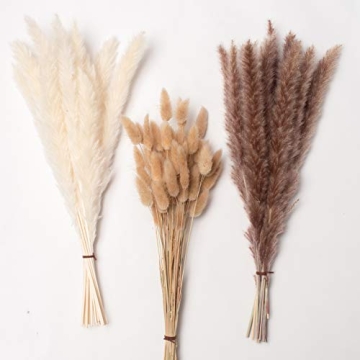 PNT CONCEPT 90 Pcs Pampas Grass Set for Stylish Home