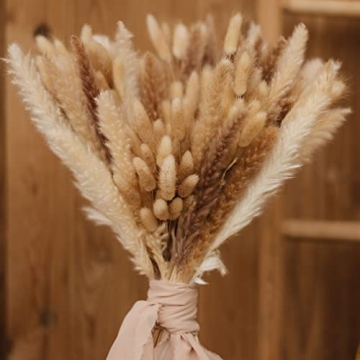 PNT CONCEPT 90 Pcs Pampas Grass Set for Stylish Home