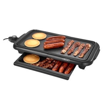 Bella Smokeless Electric Griddle with Warming Tray