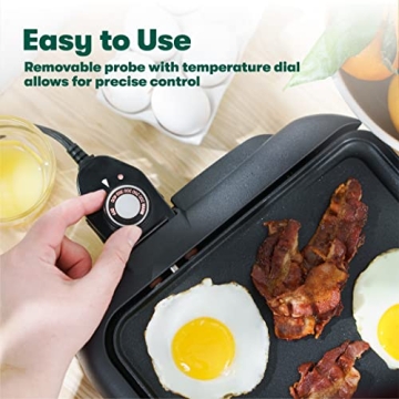 Bella Smokeless Electric Griddle with Warming Tray