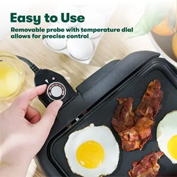 Bella Smokeless Electric Griddle with Warming Tray