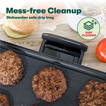 Bella Smokeless Electric Griddle with Warming Tray