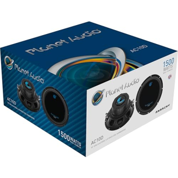 Planet Audio AC10D Anarchy 10 Inch 1500W Car Subwoofer