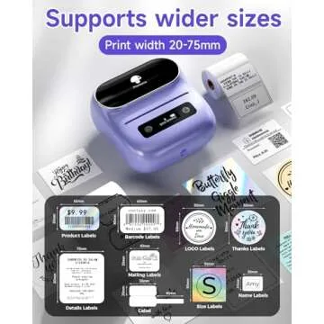 Phomemo M220 Label Maker Wireless Bluetooth Thermal Printer