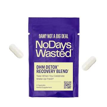 DHM Detox® - No Days Wasted® - New Look - Dihydromyricetin (DHM Supplement), Milk Thistle, Prickly...