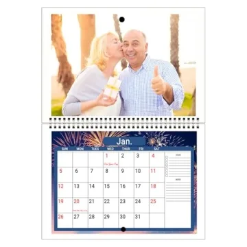 Personalized Photo Wall Calendar 2025 for Memories