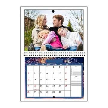 Personalized Photo Wall Calendar 2025 for Memories