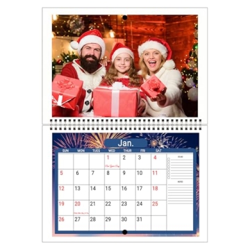 Personalized Photo Wall Calendar 2025 for Memories