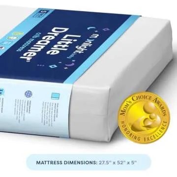 Moonlight Slumber Little Dreamer Crib Mattress - Firm, Dual Sided, Standard Size, Waterproof, 5in.