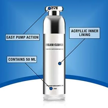 Eyelash Extension Kit | Eyelash Extension Glue | Mink Eyelash Extensions 4 Pack | Made in USA | Designer Tool Kit with Eyelash Cleanser and Storage Travel Case