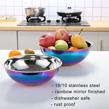 Mixing Bowl Set of 4 - Stylish and Durable Kitchen Essentials