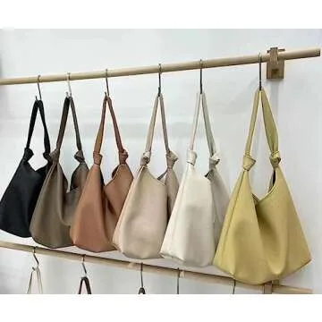 Fashionable PU Leather Hobo Bag for Women - Casual & Stylish