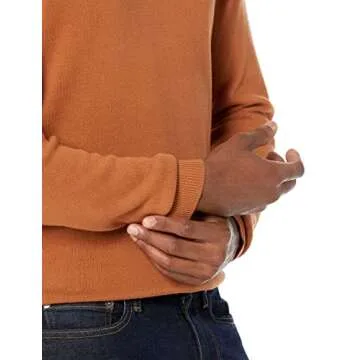 Amazon Essentials Men's Crewneck Sweater in High-Quality Cotton