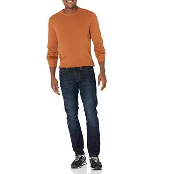 Amazon Essentials Men's Crewneck Sweater in High-Quality Cotton