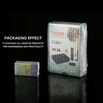 Upkg Bubble Cushioning Wrap Rolls 350 ft Total, 3/16” Small Air Bubble, 24 Inch x 350 Feet, Perforated Every 24” for Packing, Shipping, Mailing …, 24x350ft,3/16"