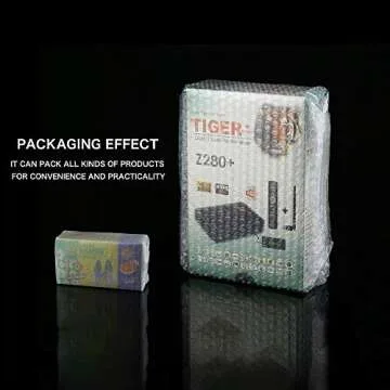 Upkg Bubble Cushioning Wrap Rolls 350 ft Total, 3/16” Small Air Bubble, 24 Inch x 350 Feet, Perforated Every 24” for Packing, Shipping, Mailing …, 24x350ft,3/16"